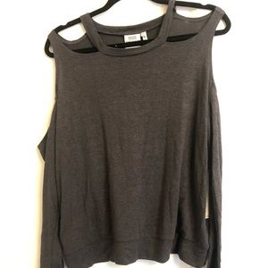 Good  american sweatshirt with cutout sleeves